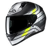 HJC C10 Hiper Helmet, black/grey/yellow, size L (58/59)