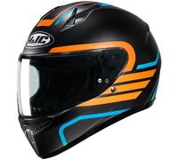 Full Face Helmet HJC C10 LITO MC27SF Black Orange Blue Size L