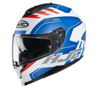 Full Face Helmet HJC C70 Koro MC21SF White Red Blue Size M