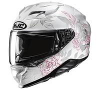 HJC F71 Eliz Helmet, grey-white-pink, size S for Women