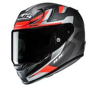 HJC RPHA 12 Carbon Xentra Helmet, black/grey/red, size M (57/58)