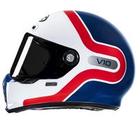 HJC V10 Grape Helmet, white-red-blue, size XS 54 55