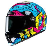 HJC V10 SQUEEZE Integralhelm blau-pink MC28 XL