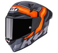 Full-Face Helmet KYT R1R Carbon Accelerator Matt Orange