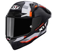 KYT R1R Carbon Zone Helmet, Carbon/Orange, size S (53/54)