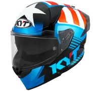 KYT R2R Straight Helmet, multicolored, size 2XL for Men
