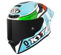KYT TT-Revo Leopard Replica Helmet, red-green, size L for Men