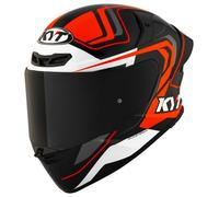 KYT TT-Revo Overtech Helmet, black-orange, size 2XL for Men