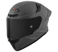 KYT TT-Revo Plain Helmet, grey matt, size XL (61/62)
