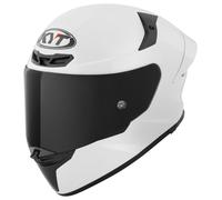 KYT TT-Revo Plain Helmet, white, size XXL (63)