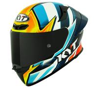 KYT TT-Revo Tati Replica Helmet, blue-orange, size S for Men