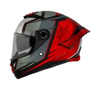 Full face helmet mt thunder 4 sv pental b5 grey-red matte s (double screens - pi