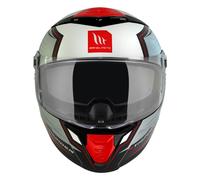 Full-face helmet mt thunder 4 sv pental b5 grey-red matte xs (double screens - p