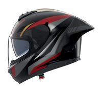 Nolan N60-6 Sport Lesmo Helmet, black-grey-red, size 2XS for Men