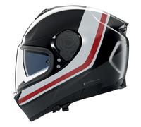 Nolan Full-Face Helmet N80-8 Incline 353 - Black/Dark Grey/White/Red - Size S