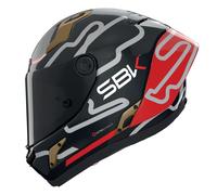 Full-Face Helmet Nolan X-804 RS U.C. SBK 360 Carbonio / Rosso / Oro