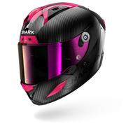 Full Face Helmet Shark AERON Carbon Skin Carbon Violet Blue