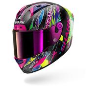 Full Face Helmet Shark AERON Fawn Carbon Violet Yellow