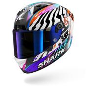 SHARK Helmet Aeron Speed Fancy Carbon Full-Face White/Orange Size S for Men