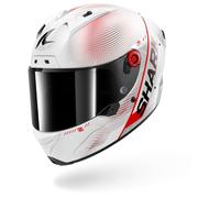 Full Face Helmet Shark AERON SPEED-TECH Carbon White Red