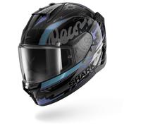 Full Face Helmet Shark D-SKWAL 3 STREETRUSH Black Green Chrome