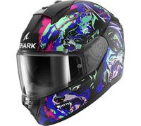 Full Face Helmet Shark RIDILL 2 RAGING BEAST Mat Black Violet Green