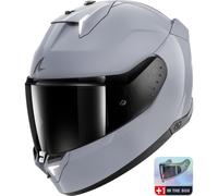 Full Face Helmet Shark SKWAL i3 DARK SHADOW EDITION Gun Silver