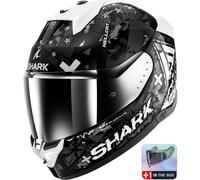 Full Face Helmet Shark SKWAL i3 HELLCAT Black Chrom Silver