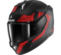 Full Face Helmet Shark SKWAL i3 RHAD Mat Black Chrom Red
