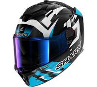 Full Face Helmet Shark SPARTAN GT PRO CARBON ZARCO TRACK RACER Carbon White Blue