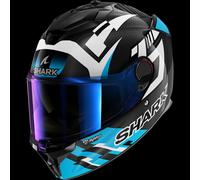 Full Face Helmet Shark SPARTAN GT PRO CARBON ZARCO TRACK RACER Carbon White Blue