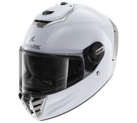 Full Face Helmet Shark SPARTAN RS BLANK White Silver Glossy