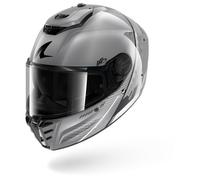 Full Face Helmet Shark SPARTAN RS FIBRE SPARTAN RS SPEED-TECH Silver White Black