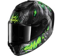 Shark Spartan RS Shaytan Mat Full Face Helmet Black/Green/AnthraciteXXL Black,Green,Anthracite