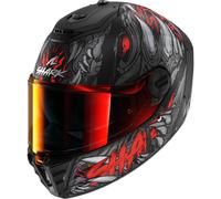 Shark Spartan RS Shaytan Helmet, black-red, size XL