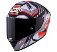 Suomy SR-GP Evo Infrared Helmet, grey/red/black, size XXL (63)