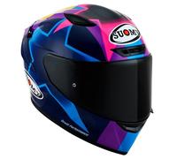 Suomy Track-1 Bastianini Replica 2023 Helmet, black/purple, size XS (53/54)