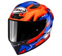 Suomy Track-1 Firestorm Helmet, red-blue, size M for Men