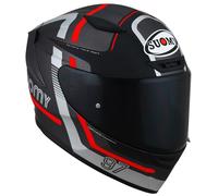 Full-Face Helmet Suomy TRACK-1 Ninety Seven Matt Gun Metal/Red