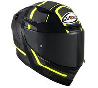 Suomy Track-1 Ninety Seven, full face helmet M Matt Black/Neon-Yellow