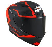 Suomy Track-1 Reaction 2023 Helmet, black-red, size M for Men