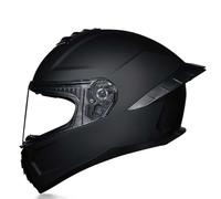 Full-Face Helmet with Sun Visor Motorcycle Helmet Full-Face Helmet Moped Helmet ECE 22.06 Motorcycle Helmet Full-Face Helmets for Men and Women A3,XL57-58CM