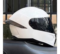 Full-Face Helmet with Sun Visor Motorcycle Helmet Full-Face Helmet Moped Helmet ECE 22.06 Motorcycle Helmet Full-Face Helmets for Men and Women B,3XL61-62CM