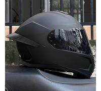 Full-Face Helmet with Sun Visor Motorcycle Helmet Full-Face Helmet Moped Helmet ECE 22.06 Motorcycle Helmet Full-Face Helmets for Men and Women B3,XL57-58CM