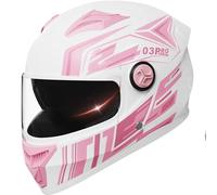 Full Face Helmets Adult Motorcycle Helmet With Double Visor Full Face Helmet ECE Approved Helmet for Men and Women for Adults Moped Street Scooter Cruiser D