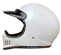 Full Face Helmets Retro Motorcycles Helmet for Unisex Cruiser Integral Helmets ABS Motorbike Helmets DOT/ECE Approved Four Seasons C,XL