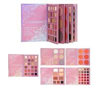 Full Face Makeup Palette | Waterproof Blendable Powder Lipstick,Book Style Eye Shadow Palette Makeup | for Birthday Christmas Travel Office Party Wedding Shopping Holiday Outdoor