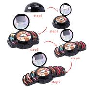 Full Face Makeup Set - 110 Colors Full Kit Makeup | Natural Color Make Up Bundle Included Eyeshadow Glitter Lipstick Concealer Eye Liner Eyebrow Highlighter Compact Powder