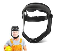 Full Face Mask, Face Shield Clear Anti-fog Shield Mask Impacts & Temperature Resistant Full Splash-Proof PC ABS for Grinding, Cutting, Welding