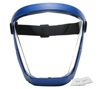 Full Face Mask, Face Shield with 2Pcs Cotton Filters Anti Fog High Definition Face Shield Mask with Adjustable Straps Full Face Mask Against Wind, Sand, Face Protection Shield (Black and White)